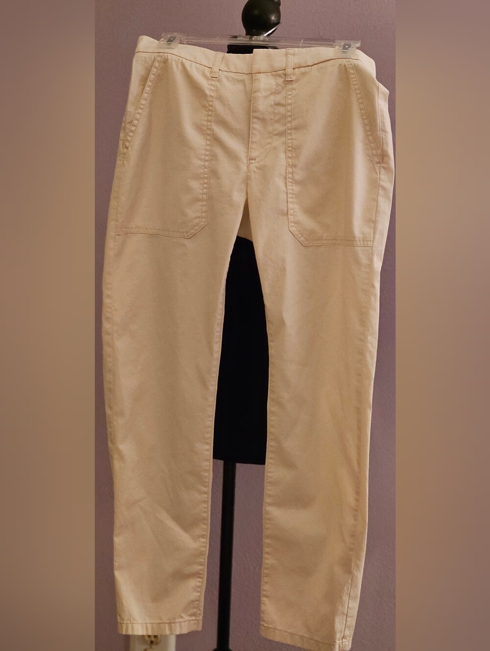 J.Crew Re-Imagined Slim Boyfriend Chino Pants Beige Khaki Size 26 Utility